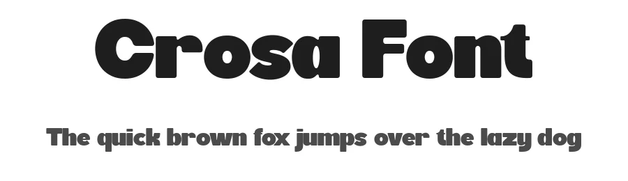 Crosa Font by Flawless And Co — Display Font