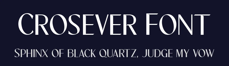 Crosever Font by Fikryal Studio — Sans Serif Font — thumbnail 2
