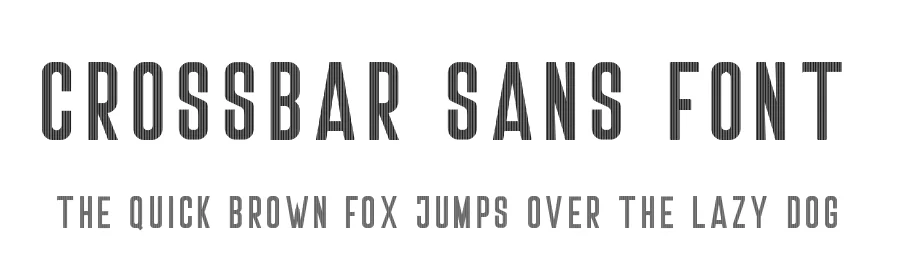 CrossBar Sans Font by Webhance Studio — Display Font