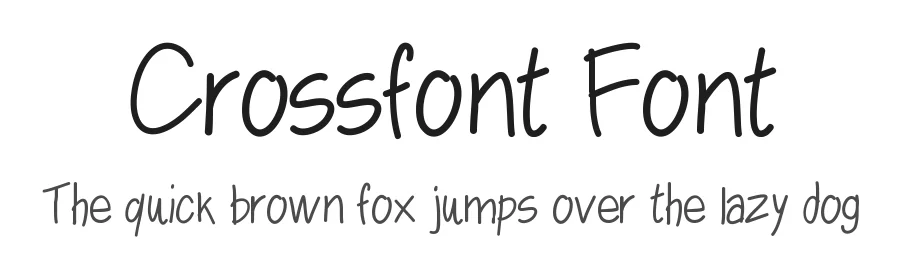 Crossfont Font by cosimo — Script Handwritten Font
