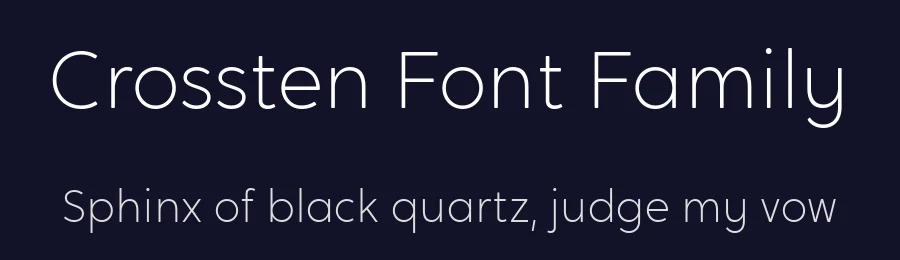 Crossten Font Family by Horizon Type — Sans Serif Font — thumbnail 2