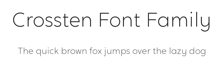 Crossten Font Family by Horizon Type — Sans Serif Font