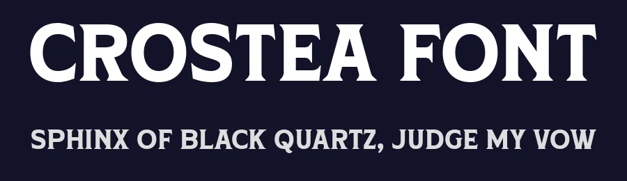 Crostea Font by Drizy — Display Font — thumbnail 2