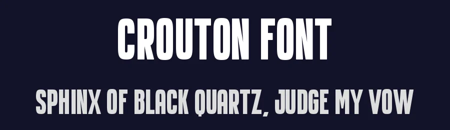 Crouton Font by Almairatype — Display Font — thumbnail 2