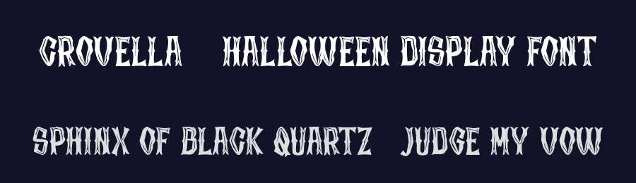 Crovella – Halloween Display Font by FlawlessAndCo — Decorative Font — thumbnail 2