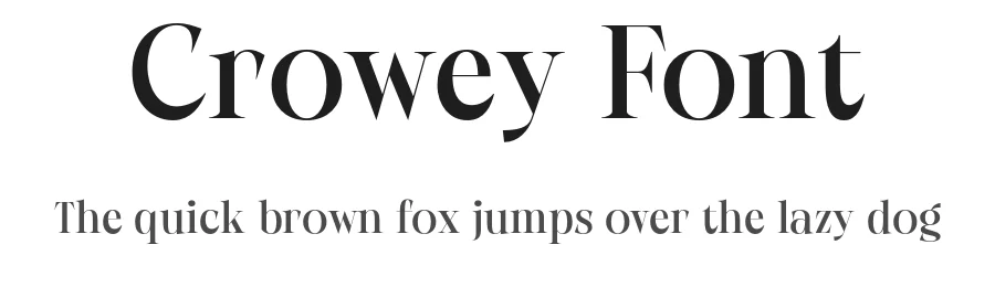 Crowey Font by Hole Hope Design — Serif Font