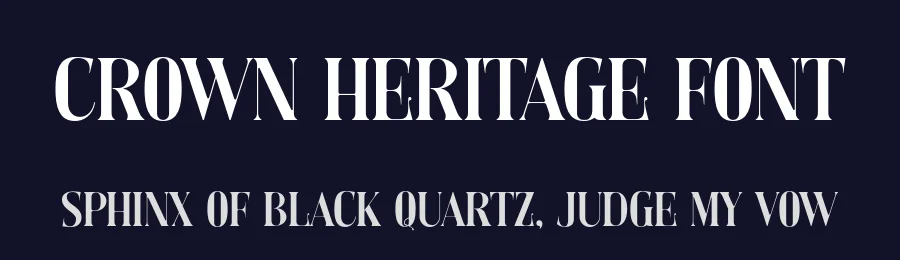 Crown Heritage Font by UICreative — Serif Font — thumbnail 2