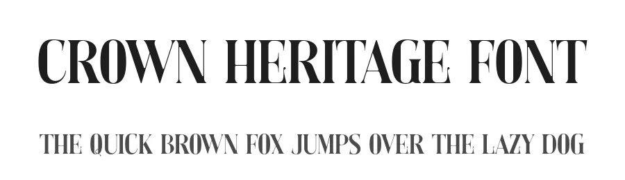 Crown Heritage Font by UICreative — Serif Font