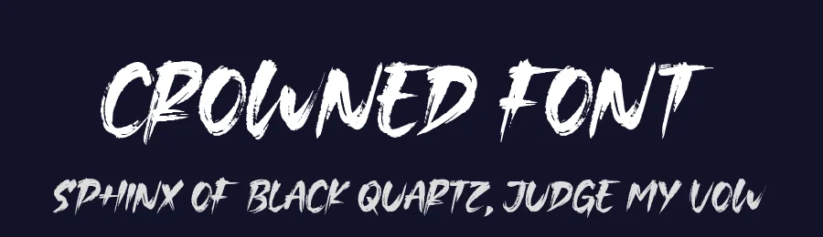 Crowned Font by Timur type — Script Handwritten Font — thumbnail 2