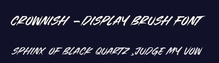 Crownish – Display Brush Font by letterenastudios — Script Handwritten Font — thumbnail 2