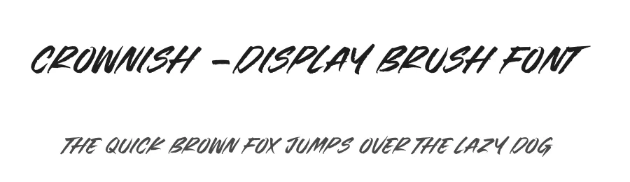 Crownish – Display Brush Font by letterenastudios — Script Handwritten Font