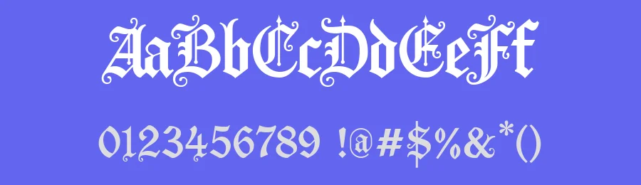 Crownspire Font by Eko Kurniawan — Blackletter Font — thumbnail 3