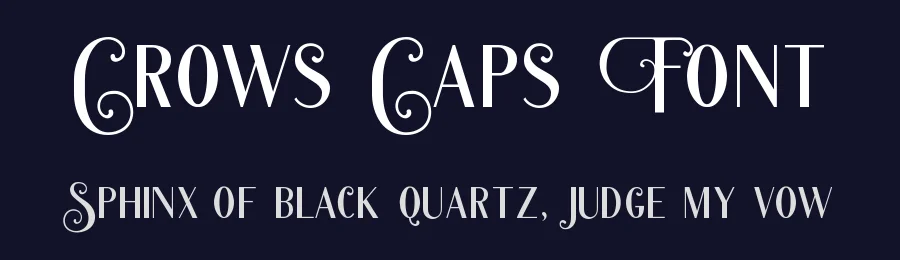 Crows Caps Font by HansCo — Sans Serif Font — thumbnail 2