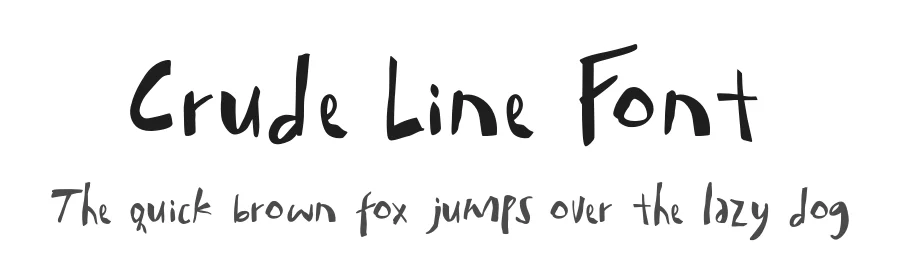 Crude Line Font by AllmoStudio — Display Font