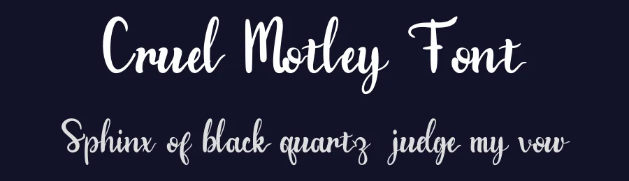 Cruel Motley Font by fourtypestd — Script Handwritten Font — thumbnail 2