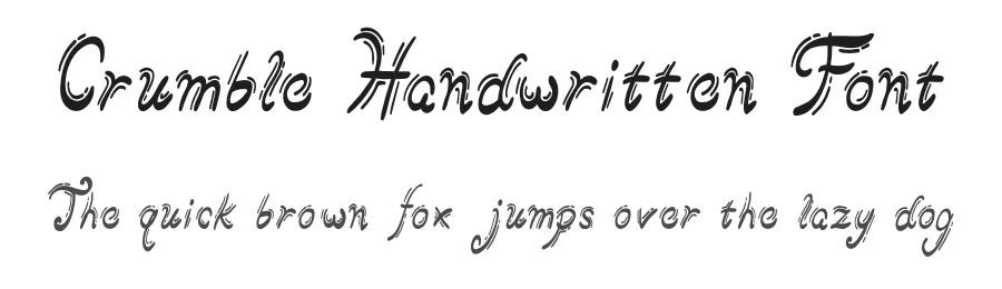 Crumble Handwritten Font by imamfathoni0 — Script Handwritten Font