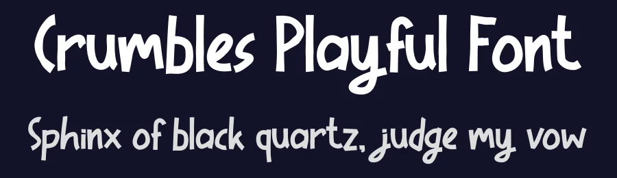 Crumbles Playful Font by IDEBARENG — Display Font — thumbnail 2