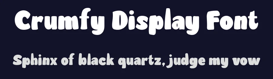 Crumfy Display Font by Artisan Themes — Display Font — thumbnail 2