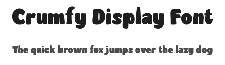 Crumfy Display Font by Artisan Themes — Display Font