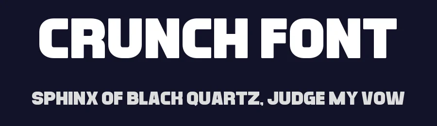 Crunch Font by Funtype — Decorative Font — thumbnail 2