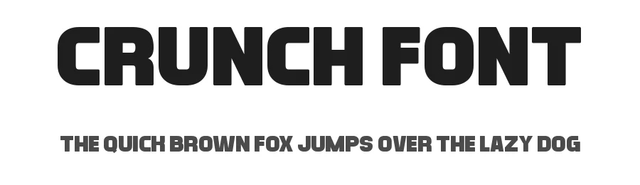 Crunch Font by Funtype — Decorative Font