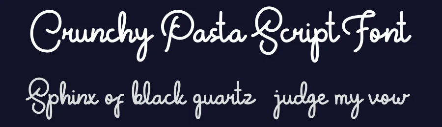 Crunchy Pasta Script Font by Heloyud — Script Handwritten Font — thumbnail 2