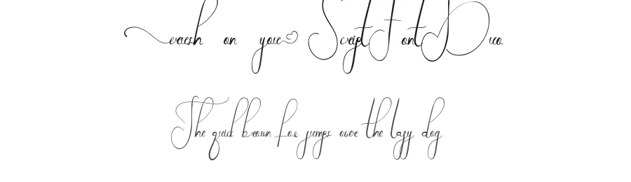 Crush On You Script Font Duo by edricstudio — Script Handwritten Font