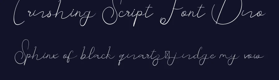 Crushing Script Font Duo by edricstudio — Script Handwritten Font — thumbnail 2
