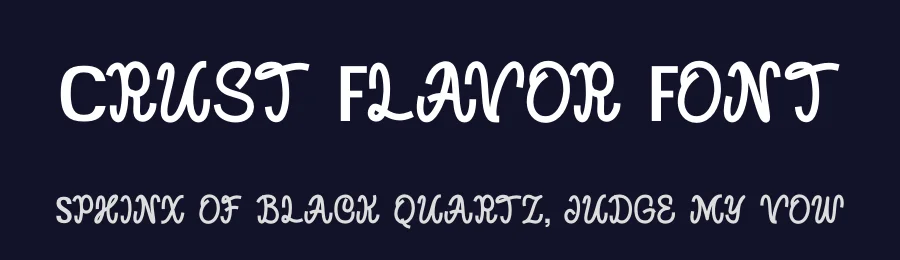 Crust Flavor Font by Storytype — Display Font — thumbnail 2