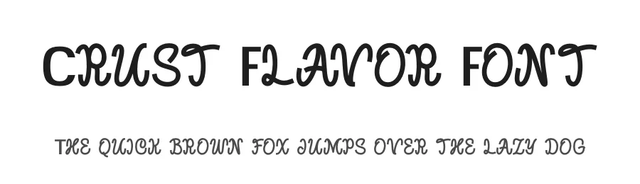 Crust Flavor Font by Storytype — Display Font