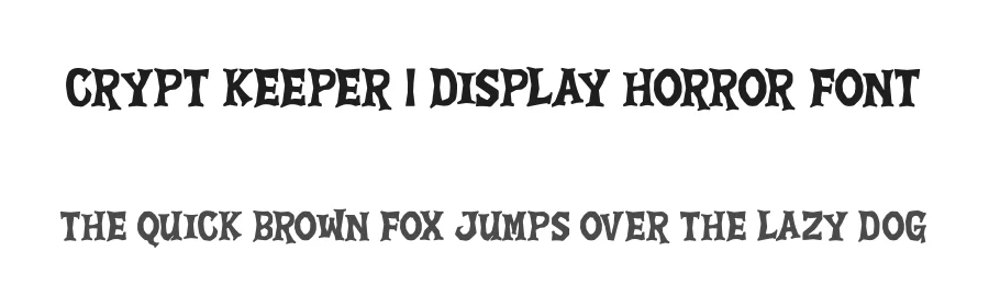 Crypt Keeper | Display Horror Font by Gracetypestudio — Display Font