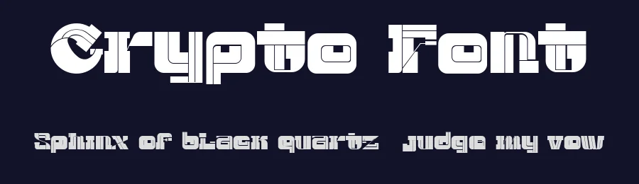 Crypto Font by Creatype Studio — Display Font — thumbnail 2
