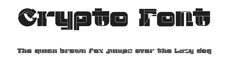 Crypto Font by Creatype Studio — Display Font