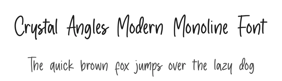 Crystal Angles Modern Monoline Font by balpirick — Decorative Font
