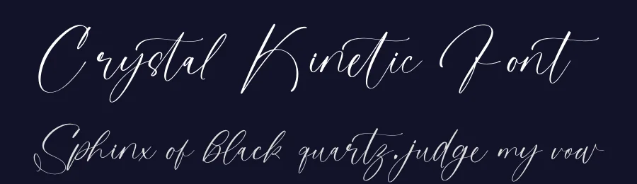 Crystal Kinetic Font by stylishtype.co — Script Handwritten Font — thumbnail 2