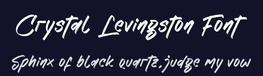 Crystal Levingston Font by glorytype — Script Handwritten Font — thumbnail 2