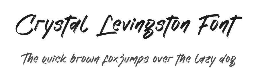Crystal Levingston Font by glorytype — Script Handwritten Font