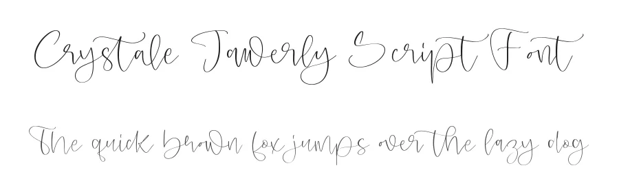 Crystale Jawerly Script Font by stylishtype.co — Script Handwritten Font