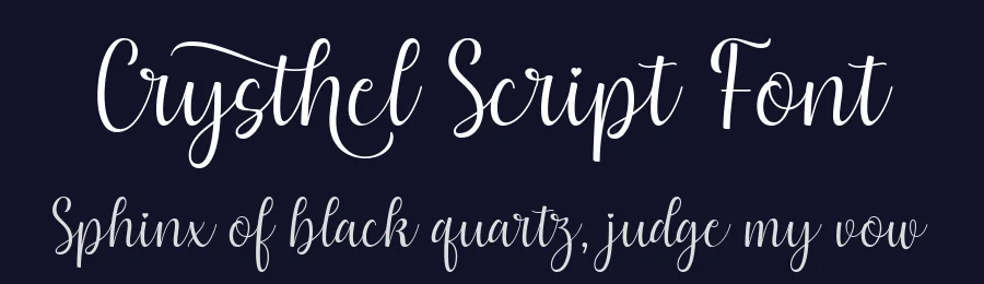 Crysthel Script Font by Jasm 7NTypes — Script Handwritten Font — thumbnail 2