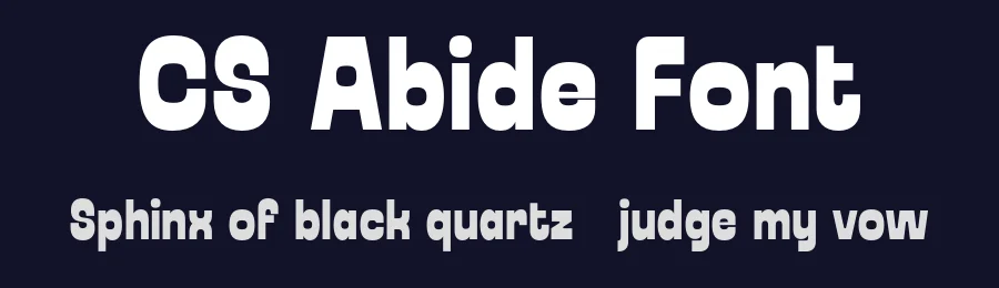 CS Abide Font by craftsupplyco — Display Font — thumbnail 2