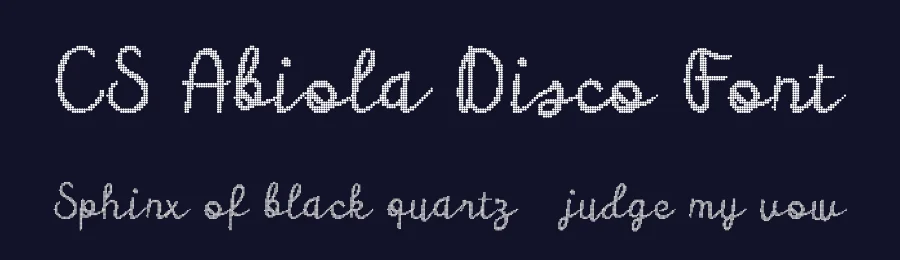 CS Abiola Disco Font by craftsupplyco — Display Font — thumbnail 2