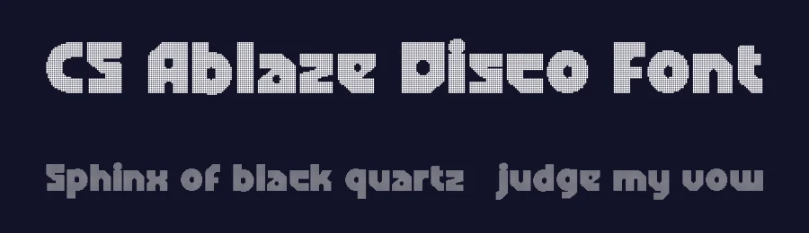 CS Ablaze Disco Font by craftsupplyco — Display Font — thumbnail 2