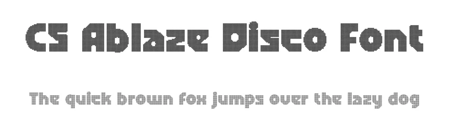 CS Ablaze Disco Font by craftsupplyco — Display Font