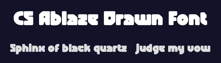 CS Ablaze Drawn Font by craftsupplyco — Display Font — thumbnail 2