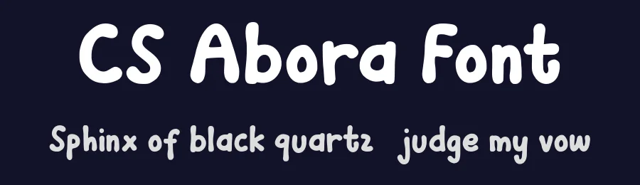 CS Abora Font by craftsupplyco — Display Font — thumbnail 2