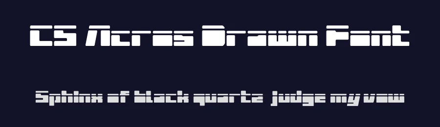 CS Acros Drawn Font by craftsupplyco — Display Font — thumbnail 2