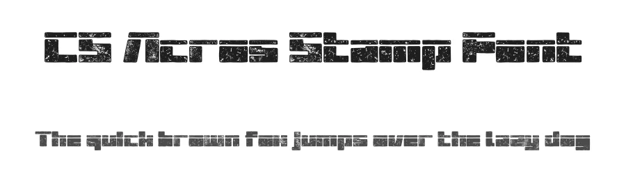 CS Acros Stamp Font by craftsupplyco — Display Font