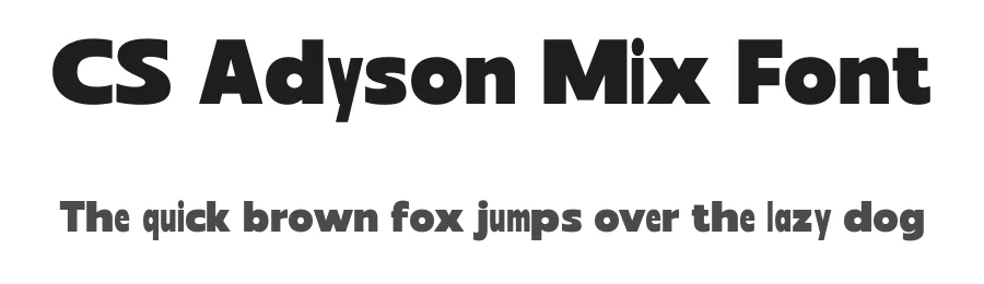 CS Adyson Mix Font by craftsupplyco — Display Font