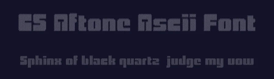 CS Aftone Ascii Font by craftsupplyco — Sans Serif Font — thumbnail 2
