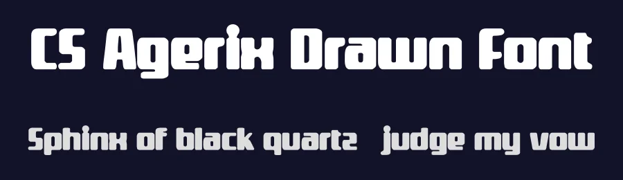 CS Agerix Drawn Font by craftsupplyco — Display Font — thumbnail 2
